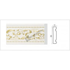 Молдинг средний золотистый 156-115G(FM) Decor Dizayn